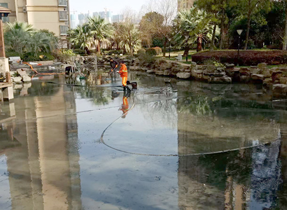 绥化景观池淤泥清理